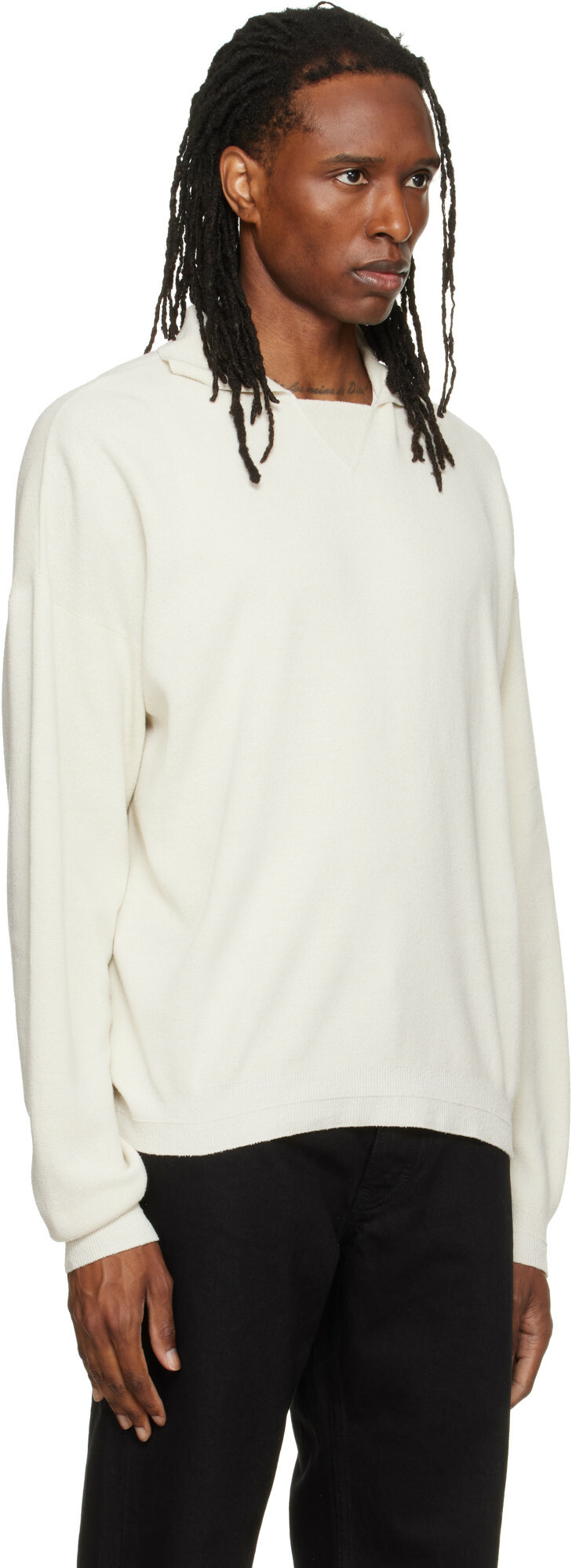 Calvin Klein Collection Off-White Desmond Polo