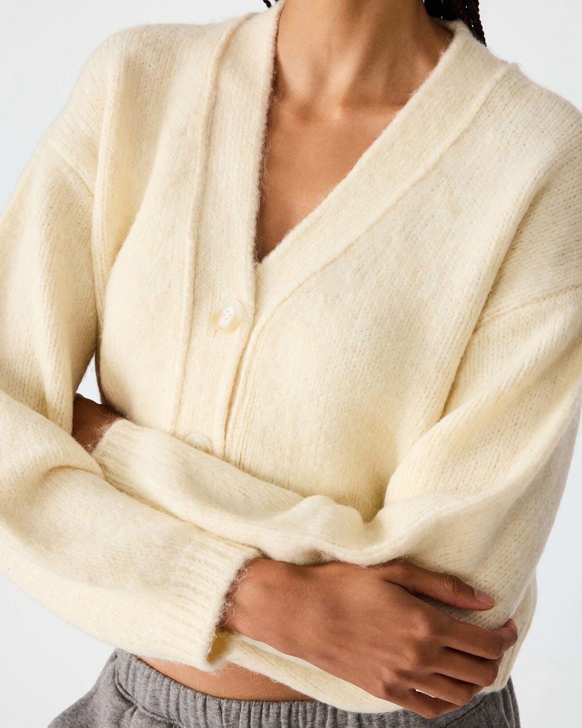 Steve Madden Mica Sweater in Cream