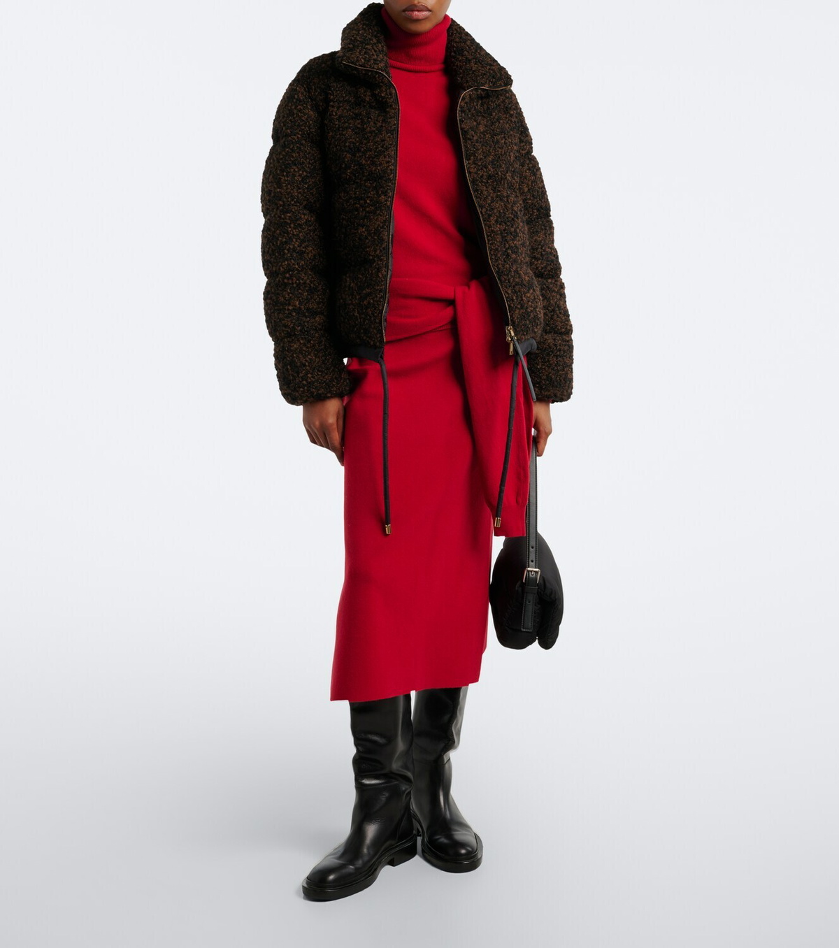 Moncler Wool and cashmere turtleneck sweater