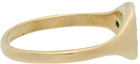 Seb Brown Gold & Green Neapolitan Signet Ring