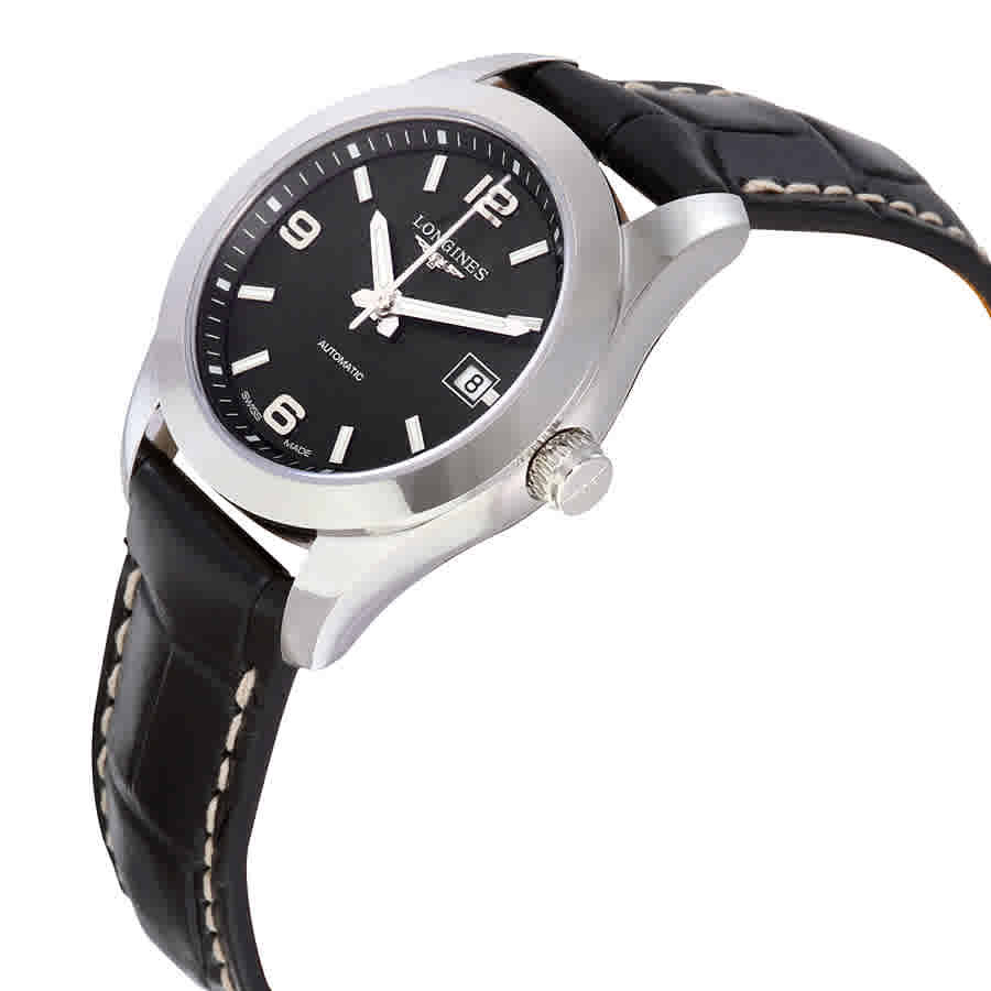 Longines Conquest Classic Automatic Black Dial Ladies Watch L2.285.4.56.3