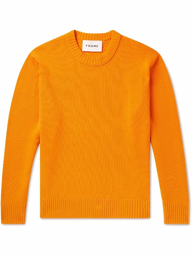 Photo: FRAME - Cashmere Sweater - Orange
