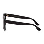 Gucci Black Rectangular Sunglasses