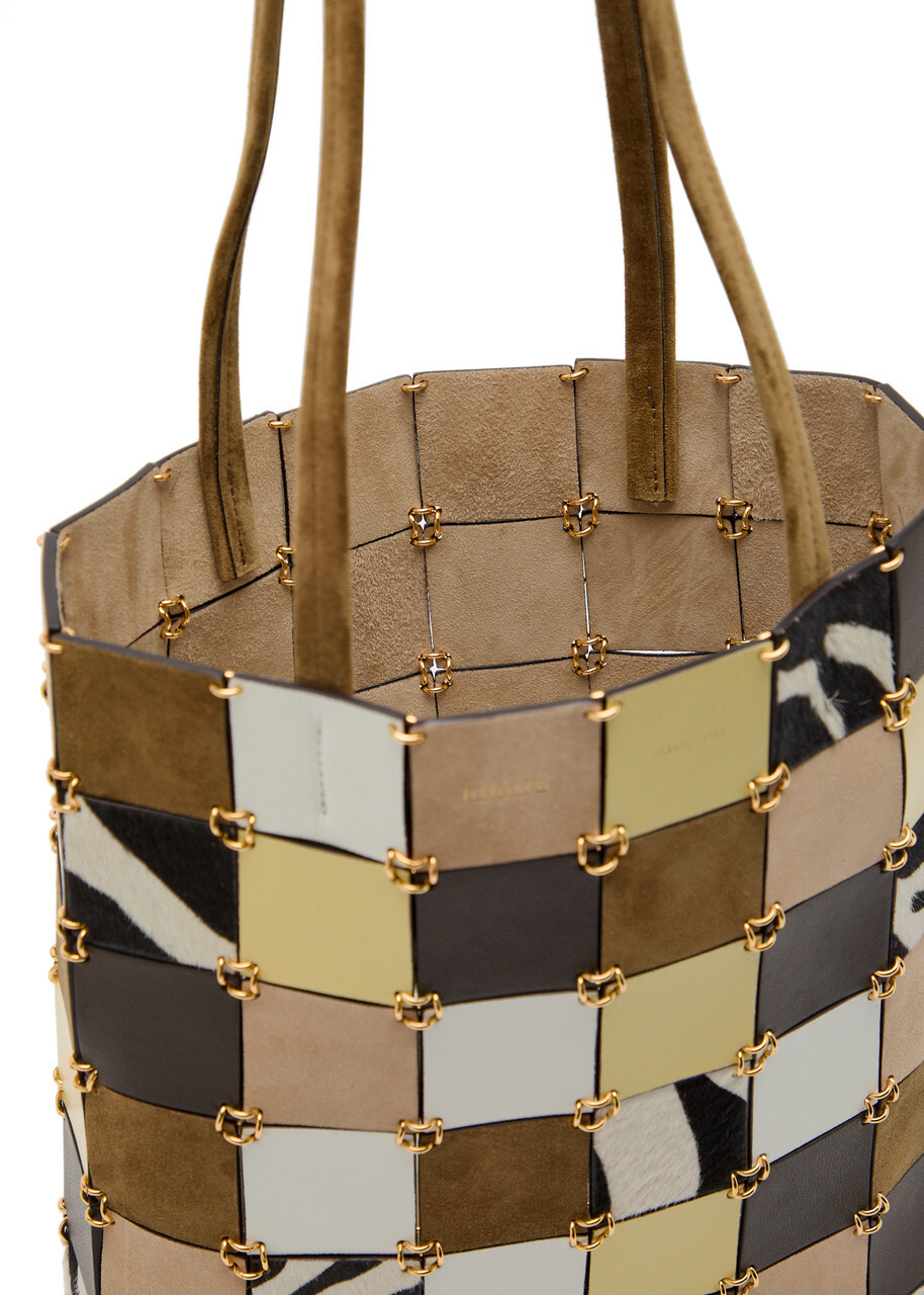 Khaite Emma Small Panelled Suede Tote bag - Multicoloured - One Size