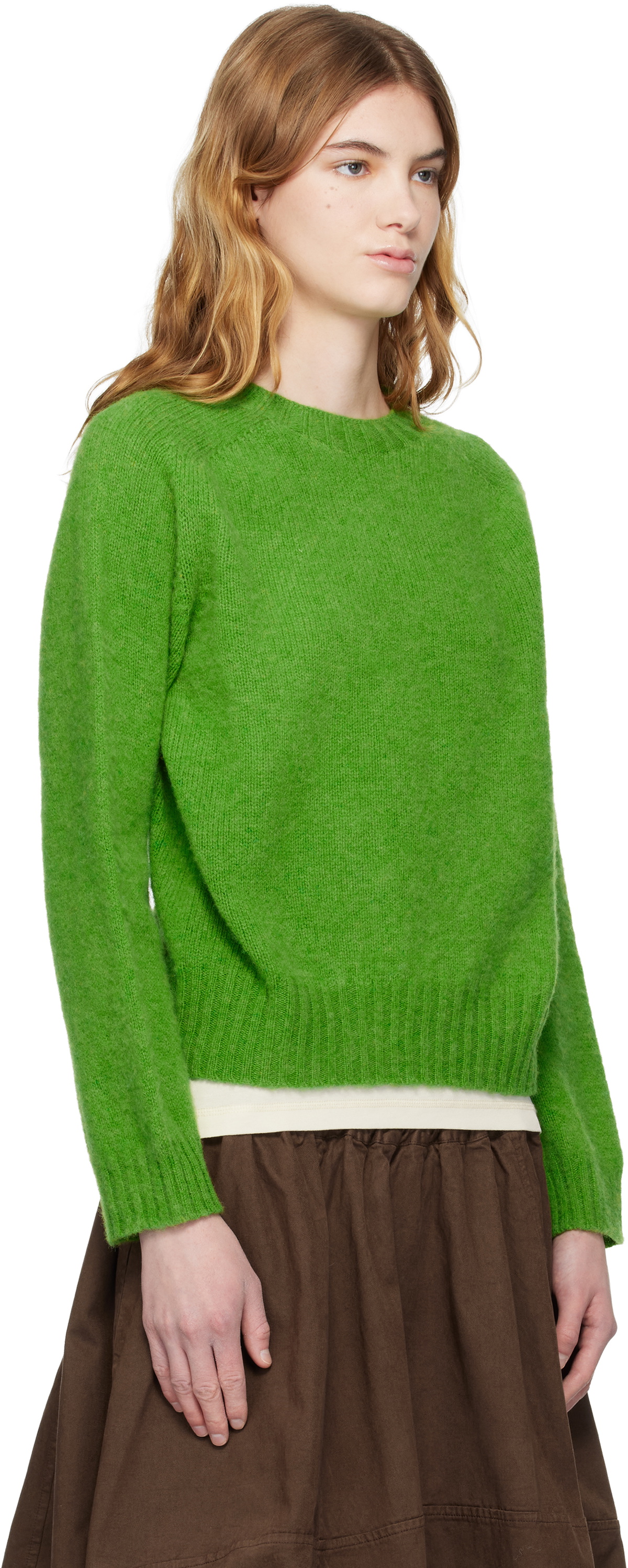 YMC SSENSE Exclusive Green Jets Sweater