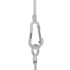 Mikia Silver Carabiner Necklace