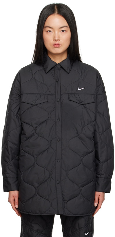 Photo: Nike Black Quilted Jacket