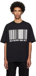 VTMNTS Black Barcode T-Shirt