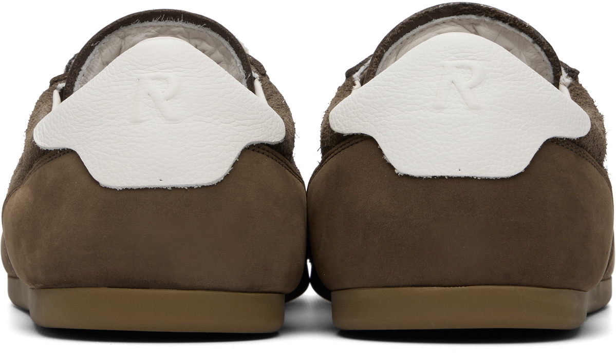 Represent Brown Low-Pro Nubuck Sneakers