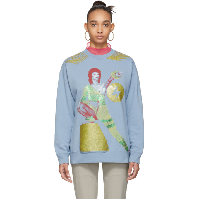 Undercover Blue David Bowie Sweatshirt Undercover