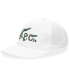 A.P.C. x Lacoste Cap in White