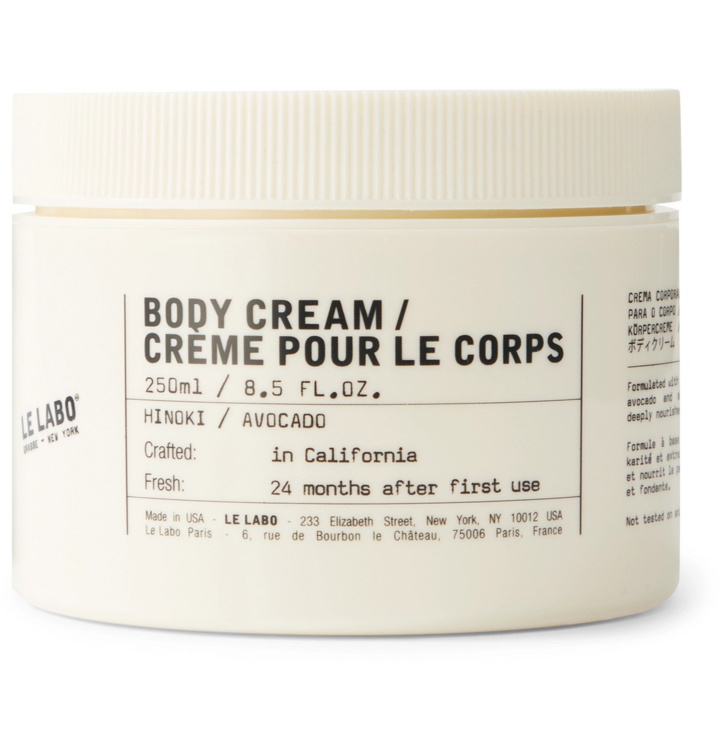 Photo: Le Labo - Body Cream - Hinoki, 250ml - Colorless