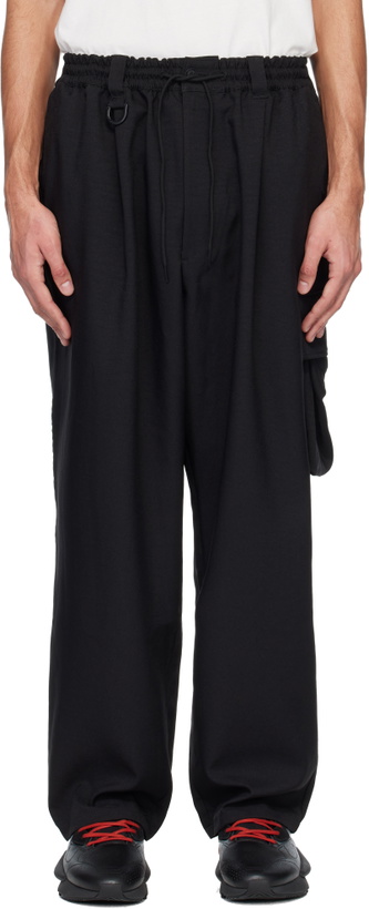 Photo: Y-3 Black Sport Uniform Cargo Pants