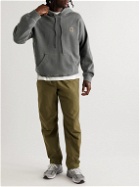 Carhartt WIP - Nelson Logo-Appliquéd Garment-Dyed Cotton-Jersey Hoodie - Gray
