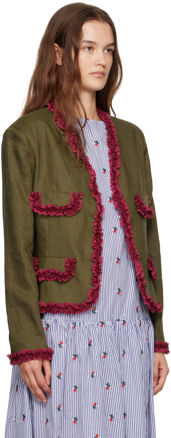 Caro Editions Khaki Tusnelda Jacket