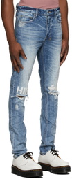 Ksubi Blue HiFi Vertigo Trashed Chitch Jeans