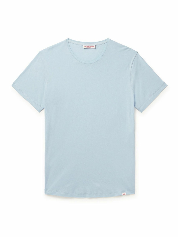 Photo: Orlebar Brown - OB-T Slim-Fit Cotton-Jersey T-Shirt - Blue