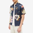 PACCBET Men's Drawings Vacation Shirt in Navy