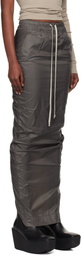 Rick Owens DRKSHDW Gray Concordians Pull On Pillar Maxi Skirt