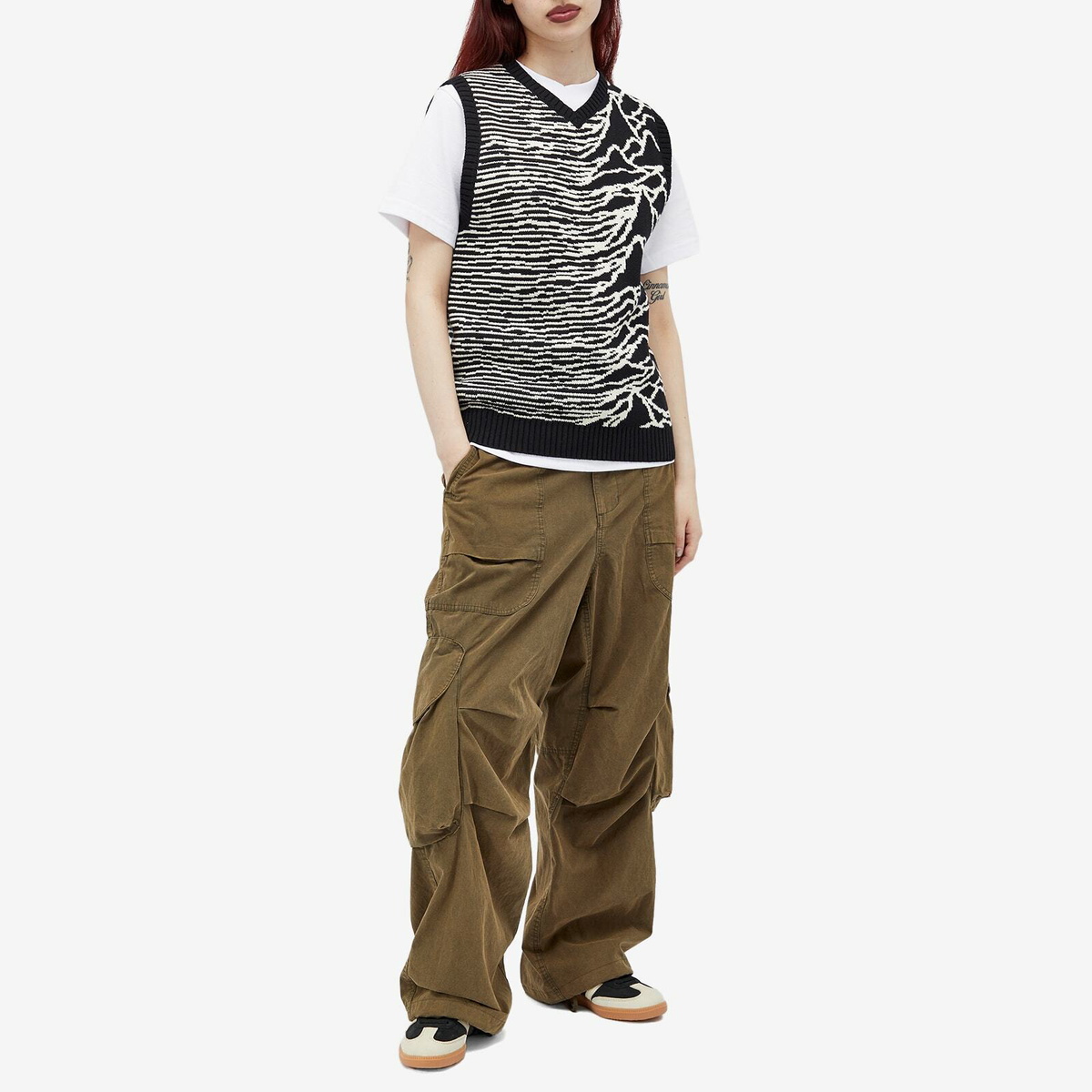 Pleasures Women's Interzone Sweater Vest in Black
