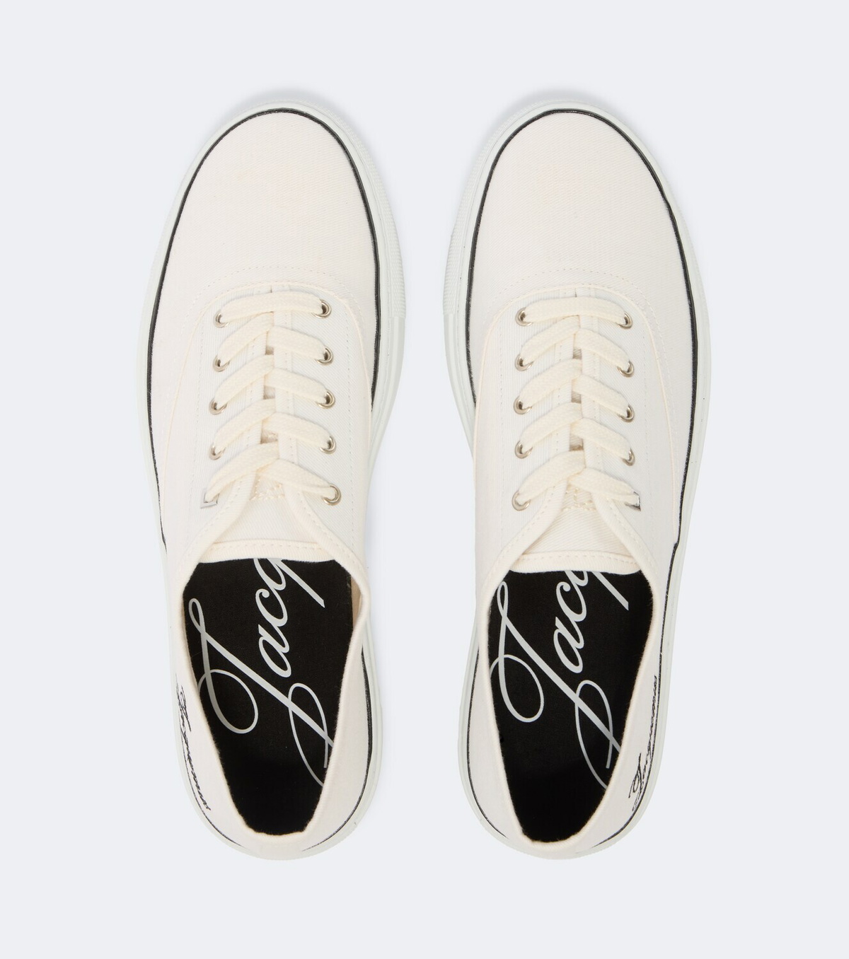 Jacquemus Embroidered canvas sneakers