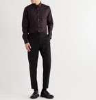 Theory - Sylvain Slim-Fit Cotton-Blend Poplin Shirt - Purple