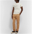 Remi Relief - Pleated Cotton and Tencel-Blend Twill Chinos - Neutrals