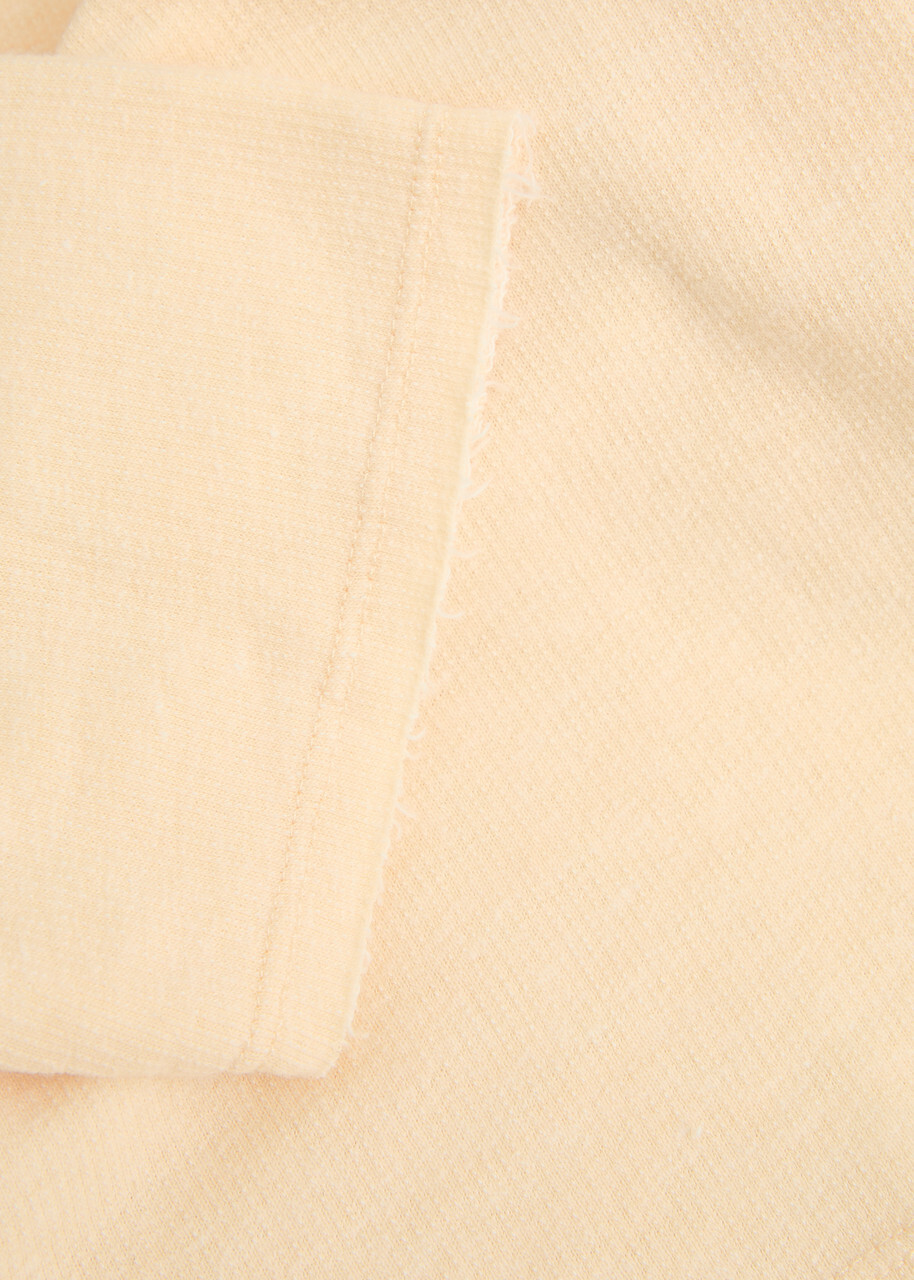 American Vintage Ofybow Cotton-blend Sweatshirt Cream