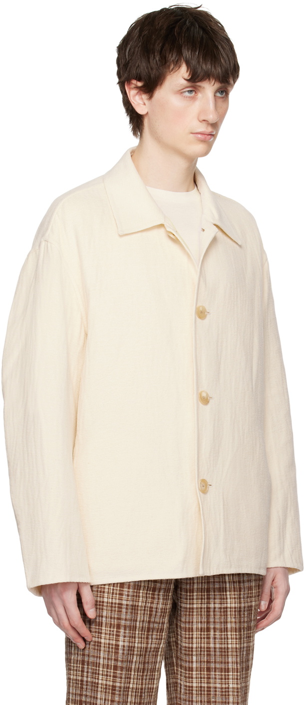 ジャケット・アウター AURALEE WOOL MELTON HAND SEWN BLOUSON Auralee Velour Brushed Wool Melton Hand Sewn Blouson - Green