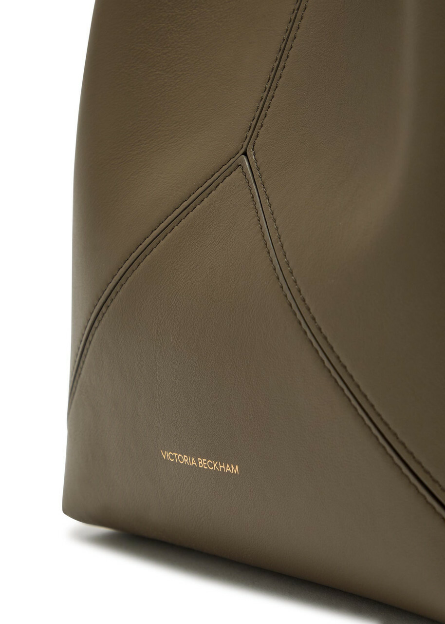 Victoria Beckham Victoria Leather Bucket bag - Khaki - One Size