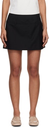 Dunst Black Micro Mini Skort
