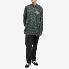 Comme des Garçons SHIRT Men's x Lacoste Multi Croc Shirt in Black