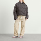 Dime Women's Pleated Puffer Jacket in Charcoal