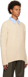 Our Legacy Beige Popover Sweater