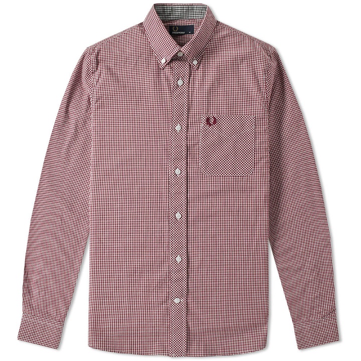 Photo: Fred Perry Classic Gingham Shirt