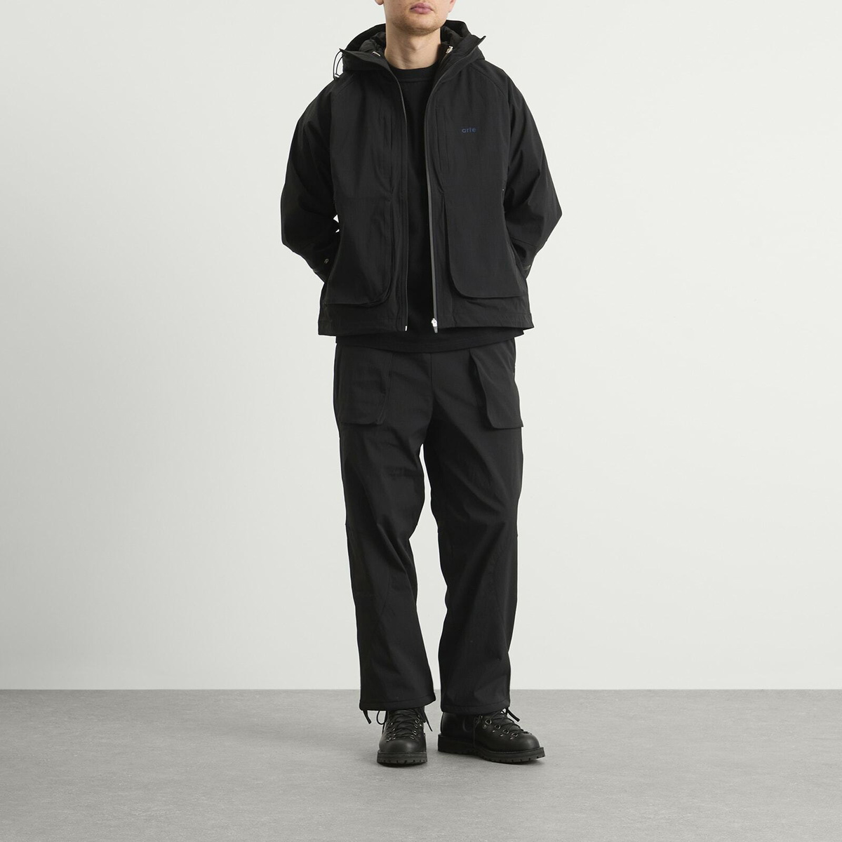Arte Men's Technical Polar Jacket in Black