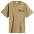 Aries Men's Temple T-Shirt in Khaki