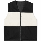 Heresy Men's Groundsman Vest in Black/Ecru/Grey