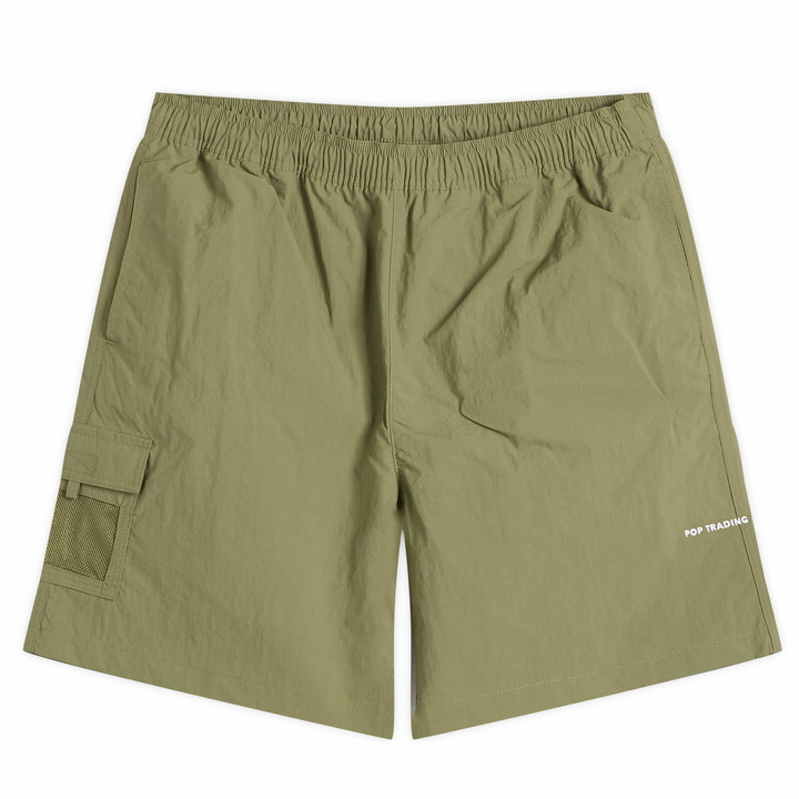 Photo: Pop Trading Company Men's Painter Shorts in Four Leaf Clover