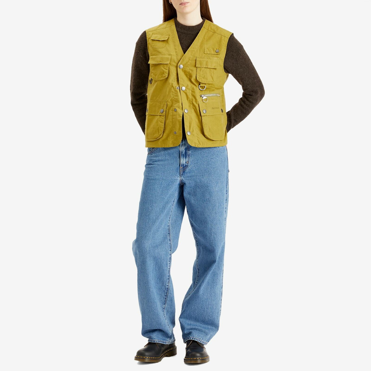 Barbour Women's x Alexa Rebecca Gilet in Seaweed Salad/Dress Gordon