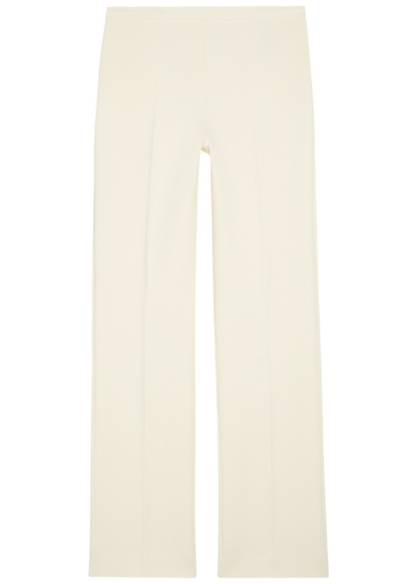 Photo: Another Tomorrow Straight-leg Jersey Trousers White