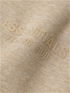 Fear of God Essentials Kids - Logo-Flocked Cotton-Blend Jersey Sweatpants - Neutrals