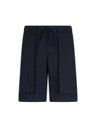 MC2 Saint Barth Man Blue Bermuda With Side Pockets