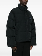 Balenciaga Logo-Embroidered Reversible Puffer Jacket
