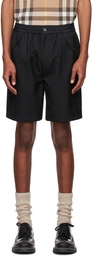 Burberry Black Wool Shorts