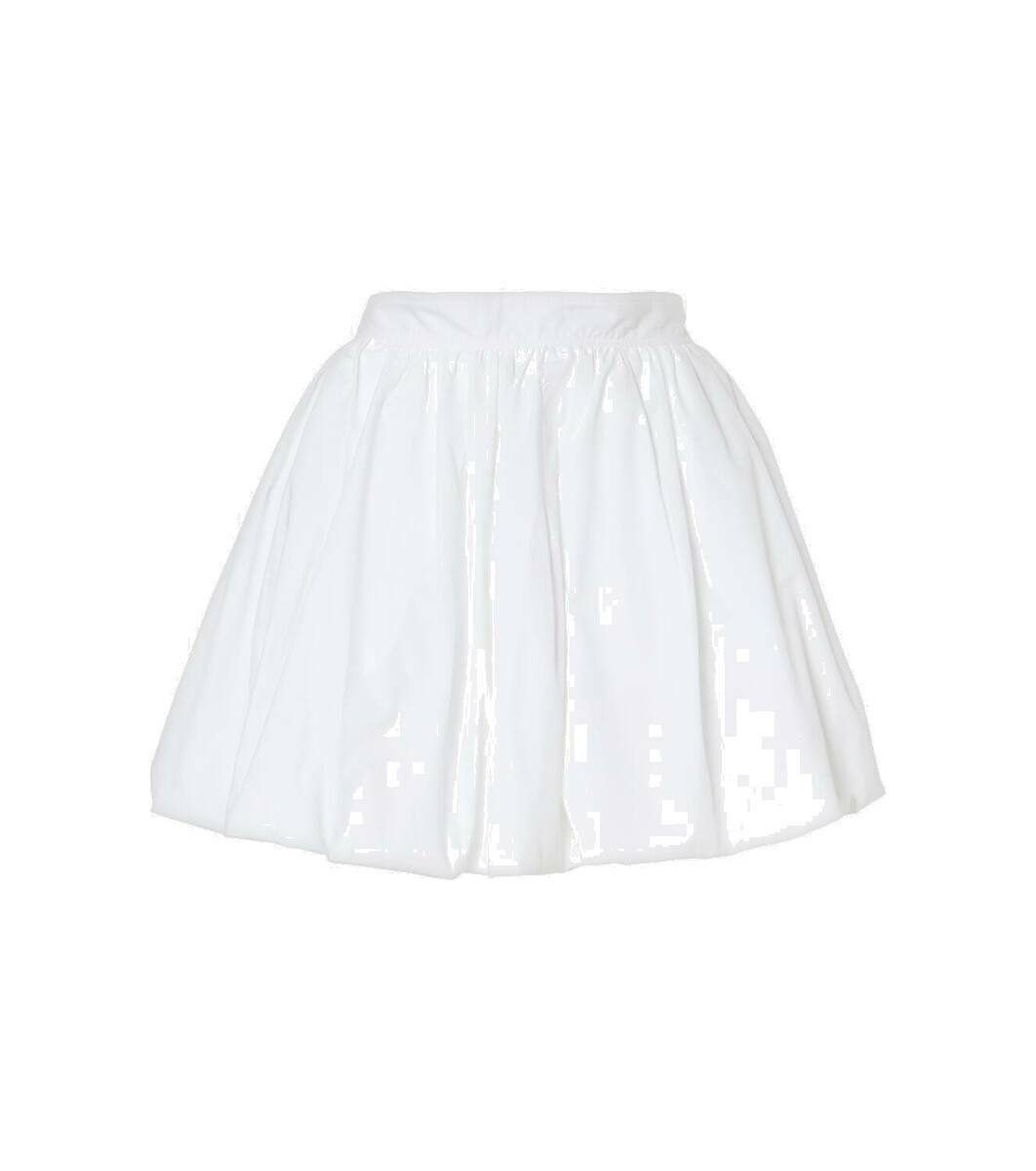 Patou Organic cotton Logo embroidered belt, slit, long skirt 22SA2-SK026-74 beige 34