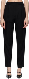 Erdem Black Straight Trousers