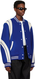 ADER error Blue Twit Bomber Jacket