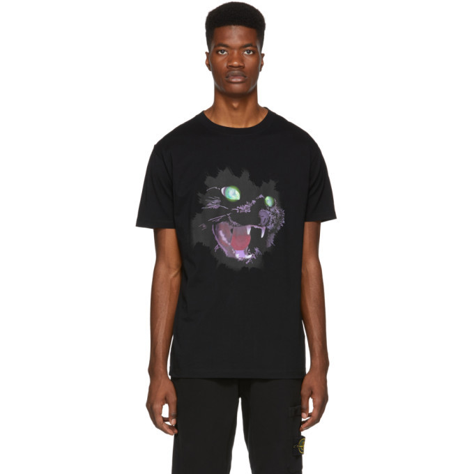 Photo: Marcelo Burlon County of Milan Black Cat T-Shirt