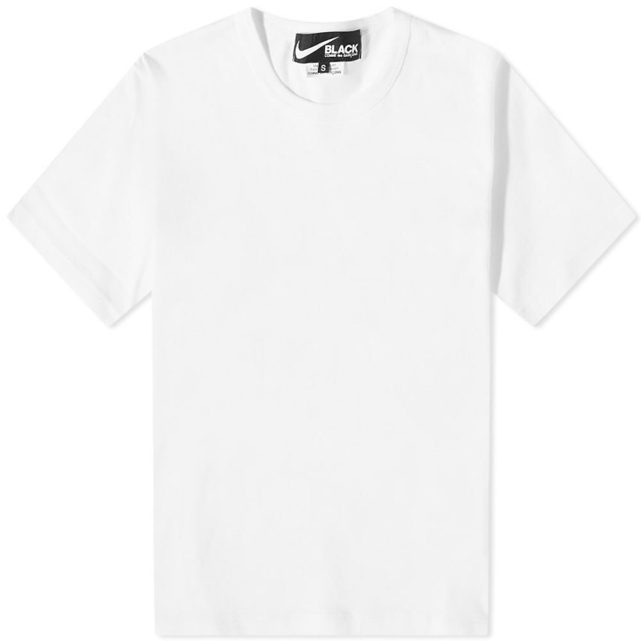Photo: Comme des Garçons Black x Nike Message T-Shirt in White